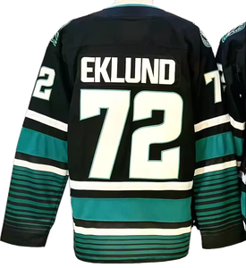 Herren San Jose 71 Macklin Celebrini 9 Logan Couture Großhandel Top-Qualität US-Amerika Genähte Sport-Eishockey-Trikots - Product Image 5