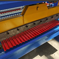 Tuile de toiture de tole ondule en acier de couleur de double couche de haute qualité faisant le petit pain formant la machine