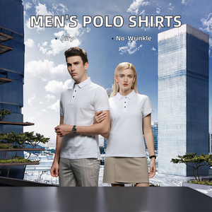 Vente de gros Fabricant personnalisé 100% double coton mercerisé pour hommes pour T-shirts polo Pull-over T-shirt tricoté - Product Image 4