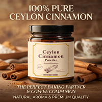 Vitahealthy – Fournisseur OEM/ODM – Bouteille de 100g de poudre de cannelle de Ceylan pour complément alimentaire, riche en arôme naturel