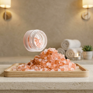 Sel rose de l'Himalaya naturel comestible, sel rose foncé naturel pour la table, sel en grains raffinés, sel rose foncé de l'Himalaya fin - Product Image 1