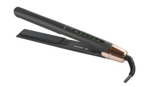 <span class=keywords><strong>Lisseur</strong></span> à cheveux en titane plaqué kératine 1 pouce 250°C/480°F avec écran LED et cordon d'alimentation électrique pour hôtel/camping-car - Product Image 5
