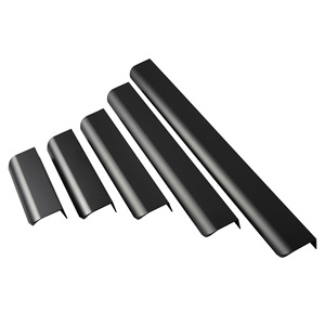 Handler tidak terlihat bebas pegangan tangan emas hitam gelap pegangan Modern Sederhana laci lemari pakaian pintu kabinet Handler - Product Image 5