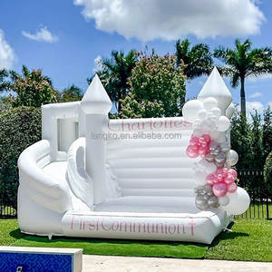 Castillo Inflable de PVC, Color Blanco, Precio Económico, Ampliamente Utilizado para Fiestas, Brincolines - Product Image 5
