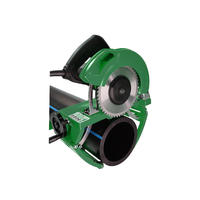 Machine de découpe automatique de tuyaux industrielle électrique pour tubes métalliques et plastiques 40mm-200mm, puissance 1400W