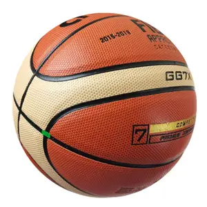 כדורסל באיכות גבוהה, גודל כדורסל pu מתקדם מעור 7 כדורסל