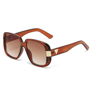 Lunettes de soleil carrées dégradées tendance pour femmes, style vintage, pour la conduite, surdimensionnées - Product Image 6