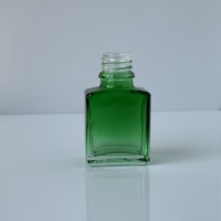 Flacon compte-gouttes rectangulaire en verre coloré de 30 ml et 40 ml, design personnalisé, pour huiles essentielles, flacons en verre pour désodorisant de voiture