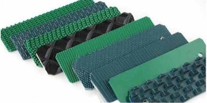 Dây chuyền lắp ráp chống mài mòn màu xanh lá cây bền tự động Băng tải PVC cho máy bán hàng tự động - Product Image 2