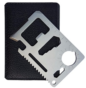 Carte multifonction 46-en-1 en acier inoxydable – Mini-outil de survie portable et durable pour l'extérieur, léger, EDC, personnalisable avec logo - Product Image 1