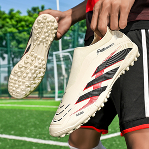 Botas <span class=keywords><strong>de</strong></span> fútbol con microtacos <span class=keywords><strong>de</strong></span> cuello bajo <span class=keywords><strong>de</strong></span> Factory <span class=keywords><strong>Outlet</strong></span>, personalizables con marca, opciones <span class=keywords><strong>de</strong></span> tamaño/color completas, malla transpirable para todo el año TF - Product Image 1