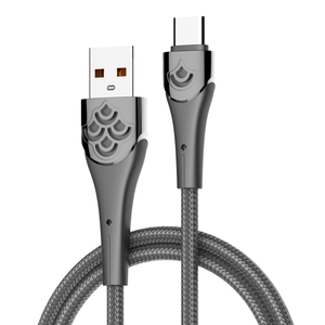 LDNIO LS861 Bon marché Prix Bonne qualité 2.1A 1M PVC Type C Smart Mobile Téléphone haute vitesse Charge rapide Câbles de données USB 8PIN Micro - Product Image 1