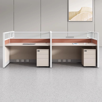 Bureau Bureau Bureau Personnel Bureau Simple Moderne Écran Station Casier Partition Employé Bureau D'ordinateur