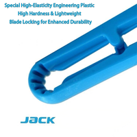Ciseaux à fil en forme de U JACK véritable OEM-Ciseaux à broder à poignée en plastique pour point de croix, couture et coupe de tissu bricolage