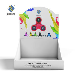 Mostrador corrugado, estante de mostrador de cartón para maquillaje, soporte de exhibición de mostrador cosmético, soporte de exhibición de papel - Product Image 4