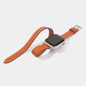 Correa de reloj de piel de becerro para Apple Watch Diseño de envoltura larga Banda de repuesto Premium multicolor Correa personalizada OEM - Product Image 4