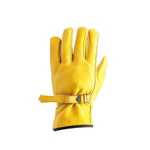 Gants de travail en cuir personnalisables en gros, directement de l'usine, pour la sécurité industrielle, le soudage et la conduite, avec doublure intégrale en coton et aramide - Product Image 2