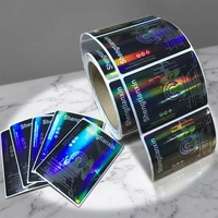 Impression personnalisée autocollant d'étiquette de code QR d'hologramme résistant à la découpe en rouleau thermique imperméable à l'eau pour produits électroniques