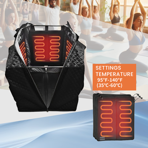 Personal Half Body <b>Sauna</b> Steam Bath Living Room Use Half Body Therapy Full Spectrum Carbon <b>Heat</b> Dry Far Infrared <b>Sauna</b> Room - Product Image 2