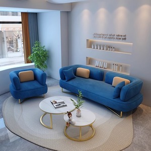 Salone di bellezza <span class=keywords><strong>divano</strong></span> negozio con riunione ospiti luce Hotel di lusso per discutere <span class=keywords><strong>divano</strong></span> ad arco donna abbigliamento negozio di riposo Area Reception - Product Image 3