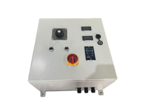 Armoire électrique en acier au carbone IP54, coffret de distribution basse tension RAL7035, boîtier industriel avec verrou anti-effraction pour