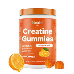 <b>Creatine</b> Gummies Orange Flavor 5000mg Muscle Performance Strength Recovery Athletes Vegan Non-GMO Sugar Free Manufacturer - Product Image 1