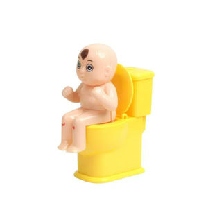 2025 Wholesale Creative Tricky Decompression Whole Person Spray Toilet Toys Mini Trick Toys Poop <b>Shoot</b> the Toilet - Product Image 3