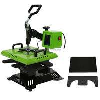 Multifonction 3 en 1 Chaussures Vêtements T-shirt Chaussettes Pantalons Jambes Dtf 3d Sticker Label logo Heat Transfer Printing Press Machines