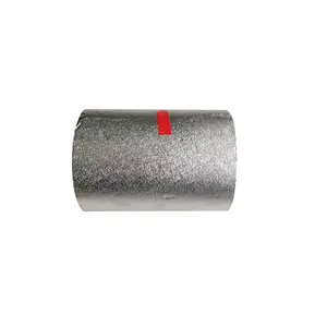Rolo de folha de alumínio para cabeleireiro, folha de alumínio com gravação na cor prata 12.7cm * 100m * 15mic