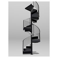 Optima Cadre robuste Lignes propres Ménage Villa Intérieur Réglage Escalier en colimaçon