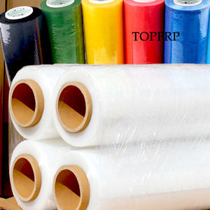 Machine d'emballage portative industrielle de film étirable avec service de découpe Rouleau de film rétractable étanche à l'humidité en PP/PE - Product Image 2