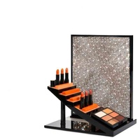 Présentoir à parfum en acrylique personnalisé avec logo, transparent et durable, pour comptoir de cosmétiques, OEM ODM pour magasin de beauté et vente au détail