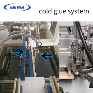 Máquina encoladora de carpetas automática, barril de pistola de pegamento frío de 6 esquinas para corrugado, nueva condición con componente de motor central - Product Image 3