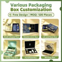 Boîtes cadeaux portables avec logo personnalisé, boîtes rigides en carton noir mat de luxe, boîtes en carton recyclables avec laminage mat