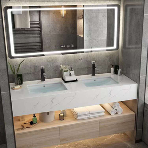 <span class=keywords><strong>K330</strong></span> Nodic סגנון פשוט עיצוב מותאם אישית זול ארון אמבטיה - Product Image 3