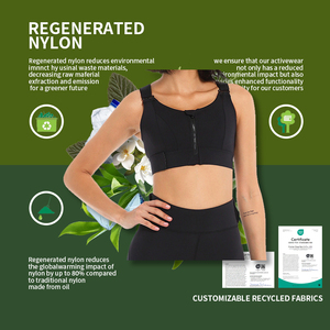 Haute qualité élasthanne couleur unie bretelles réglables loisirs soutien-gorge de <span class=keywords><strong>sport</strong></span> <span class=keywords><strong>fort</strong></span> pour les femmes en cours d'exécution entraînement et Fitness - Product Image 5