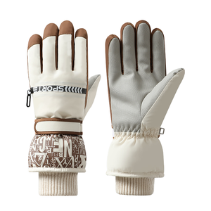 Tiyon Winter Outdoor Waterproof for Screen Needle Detection <b>Ski</b> <b>Gloves</b> <b>Ladies</b> Fashion Warm Plus Velvet Anti-slip <b>Gloves</b> - Product Image 2