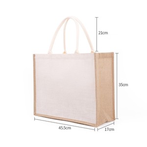 Mixed Color Customized Eco Wholesale Fashionable Reusable <strong>Jute</strong> Shopping <strong>Bag</strong> <strong>Jute</strong> <strong>Bag</strong> Burlap <strong>Jute</strong> <strong>Tote</strong> <strong>Bags</strong> With Custom Logo - Product Image 5