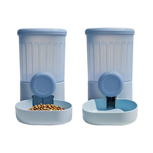 Yeni Plastik Sağlam Klasik Asılı Kafes Köpek Mama Kabı Otomatik Su Sebili ve Besleyici 2'si 1 Arada Çevre Dostu Su Geçirmez IPX5 Toptan - Product Image 5