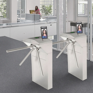 핫 세일 보행자 수직 세 롤러 개찰구 게이트 체육관 RFID 액세스 제어 삼각대 개찰구 얼굴 인식 - Product Image 3