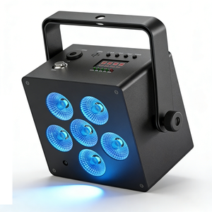 Luz LED Recargable para Escenario con Batería, Luz de Efectos Portátil Inalámbrica con Control Remoto para Fiestas, DJ, Escenarios y Eventos - Product Image 4