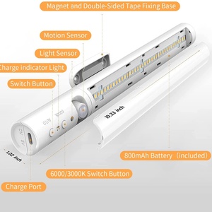 Luz LED Inalámbrica Recargable para Debajo del Gabinete, con Sensor de Movimiento, Barra de Luz Adhesiva para Armario - Product Image 2