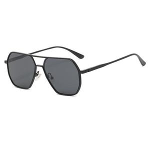 Gafas de Sol de Doble Barra para Hombre y Mujer, Polarizadas, Anti-Ultravioleta, Montura Metálica Moderna, Logotipo Personalizado, UV, 1 Unidad Mínima - Product Image 2