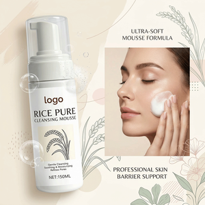 Espuma Limpiadora Facial de Arroz 100% Natural y Vegana, Unifica el Tono de Piel, Refina los Poros, Ligera y de Limpieza Profunda, 150ml (Venta Caliente) - Product Image 4