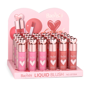Custom Logo Liquid Blush for Cheeks <strong>Soft</strong> Velvet Face Blush Tint Natural-<strong>Looking</strong> Matte Finish <strong>Makeup</strong> Blush Stick - Product Image 2