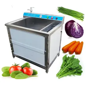 レタス、パセリ、コリアンダー、ペッパー、チャード、ルッコラ、チャイブ洗濯機用の優れた洗浄効果野菜洗濯機