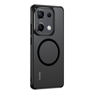 Offre Spéciale Mat Clair Transparent Antichoc PC TPU Téléphone Cas avec Magnétique Couverture Arrière Cas pour Xiaomi Redmi Note <span class=keywords><strong>14s</strong></span> 4G - Product Image 3