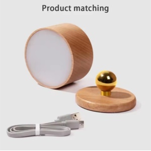 Wholesale Magnetic Rotatable LED Wooden <b>Wall</b> Lamp USB Charging Dimming Small <b>Wall</b> <b>Light</b> Suitable for Study Rooms&Bedrooms - Product Image 6