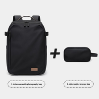Sac à dos polyvalent pour appareil photo d'extérieur pour photographes, sacoche d'ordinateur résistante à l'eau avec séparateurs personnalisables, couleur sur mesure, vente en gros