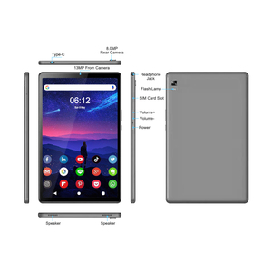 Máy tính bảng Android 10inch máy tính bảng tableta PC cao cấp 10.1inch mtk6762 <span class=keywords><strong>Octa</strong></span> <span class=keywords><strong>core</strong></span> 2GHz 4 gam cứng USB Loại C giải trí máy tính bảng 10" - Product Image 6